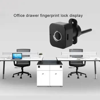 

Intelligent Keyless Biometric Electric Fingerprint Smart Cabinet File Lock Lock Cabinet For Office Drawer T3W5