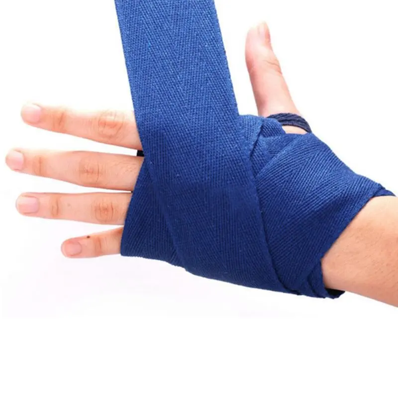

1 Pair 2.5m Punching Gym Cotton Hand Training Accessory Wrap Boxing Handwrap Est Bandage