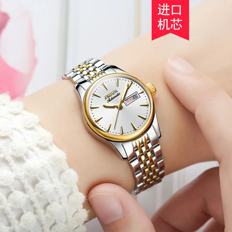 

Watches manufacturers selling imported movement mechanical watches waterproof double calendar luminous ladies watches