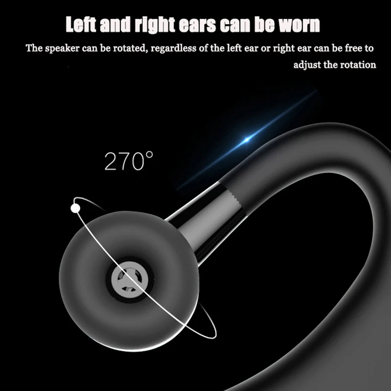 Handsfree Business V9 Bluetooth Headphone With Mic Bluetooth Headset For Drive Noise Cancelling Voice Control Wireless Earphone