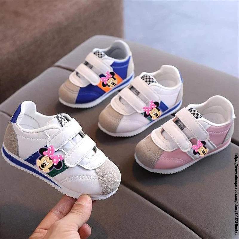 Kids Sports Shoes Kids Brand Kids Shoes Children's Mickey Minnie Sports Shoes Casual Duck For Girls For Boys