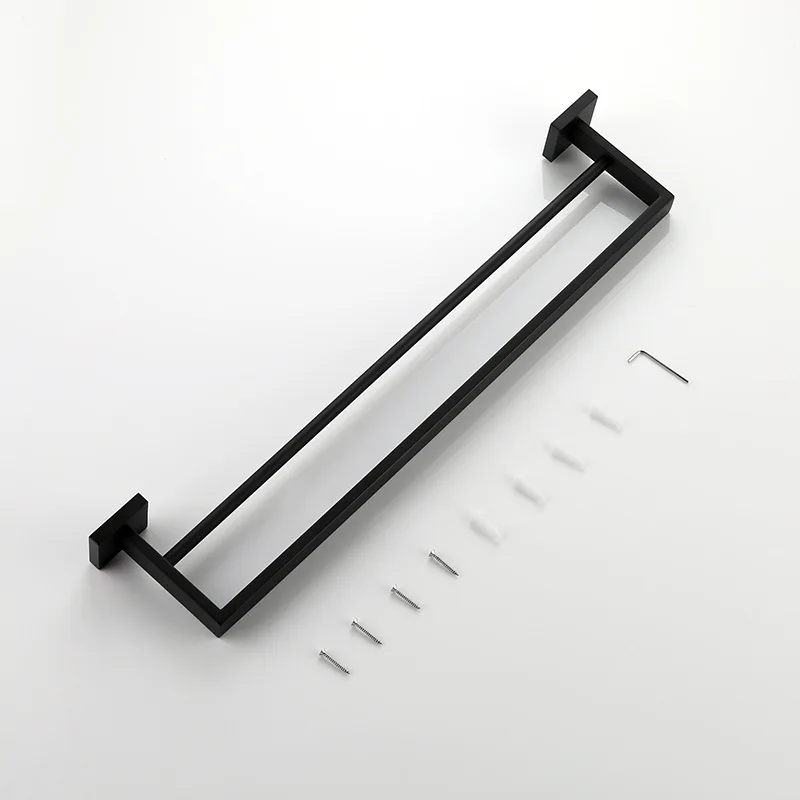Bathroom Brief Square Towel Racks Wall Mounted 304