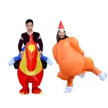 Надувной костюм индейки, карнавальный костюм для Дня благодарения, вечеринки 72XC