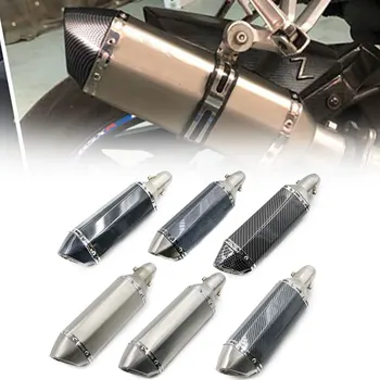 

Universal 38-51mm Motorcycle AK exhaust muffler DB Killer With brand Stickers scooter dirt bike ATV escape cafe racer trk 502