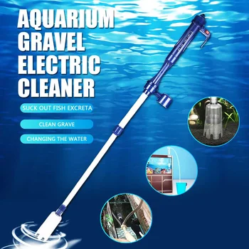 

Electric Automatic Aquarium Gravel Cleaner Water Filter Washer Siphon Vacuum Water Pump for Fish Tank Aquarium Cleaner US 110V