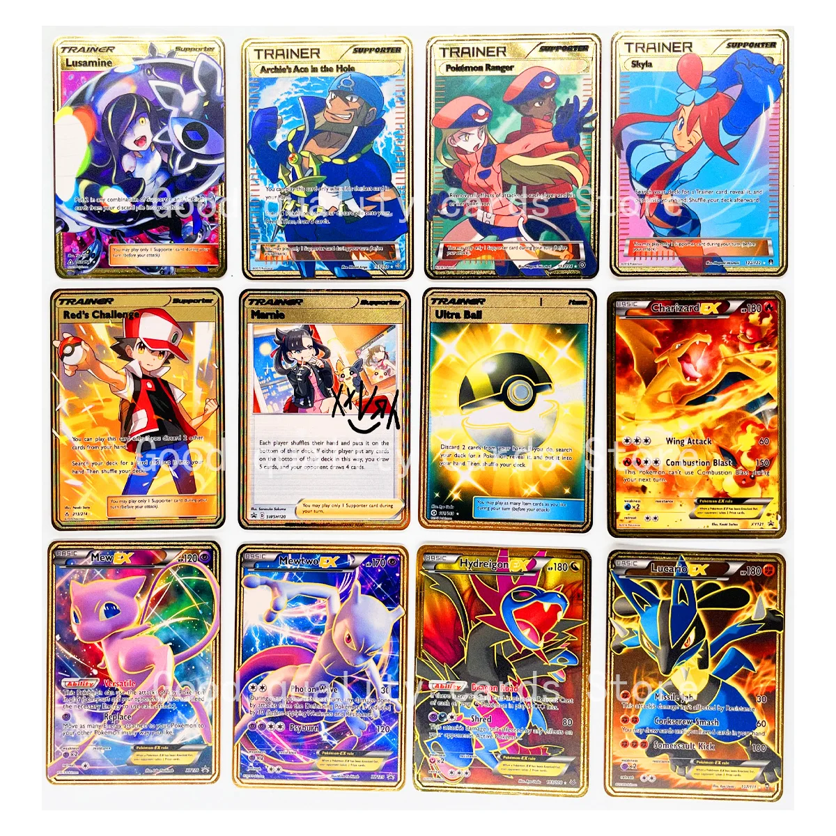 27 Styles Pokemon Metal Gx Trainer Skyla Lusamine Archie English Toys  Hobbies Hobby Collectibles Game Collection Anime Cards - Game Collection  Cards - AliExpress