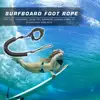 10 Feet Coiled Surfboard Leash Surfing Stand UP Paddle Board Ankle Leash Sup Board Foot Leg Rope Surfboard Raft Traction Rope ► Photo 3/6