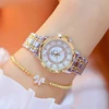 Diamond Women Watch Luxury Brand 2022 Rhinestone Elegant Ladies Watches Gold Clock Wrist Watches For Women relogio feminino XFCS ► Photo 2/6