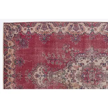 

Handmade Natural Vintage Turkish Area Rug 167x286 Cm-5'6''X9'5''