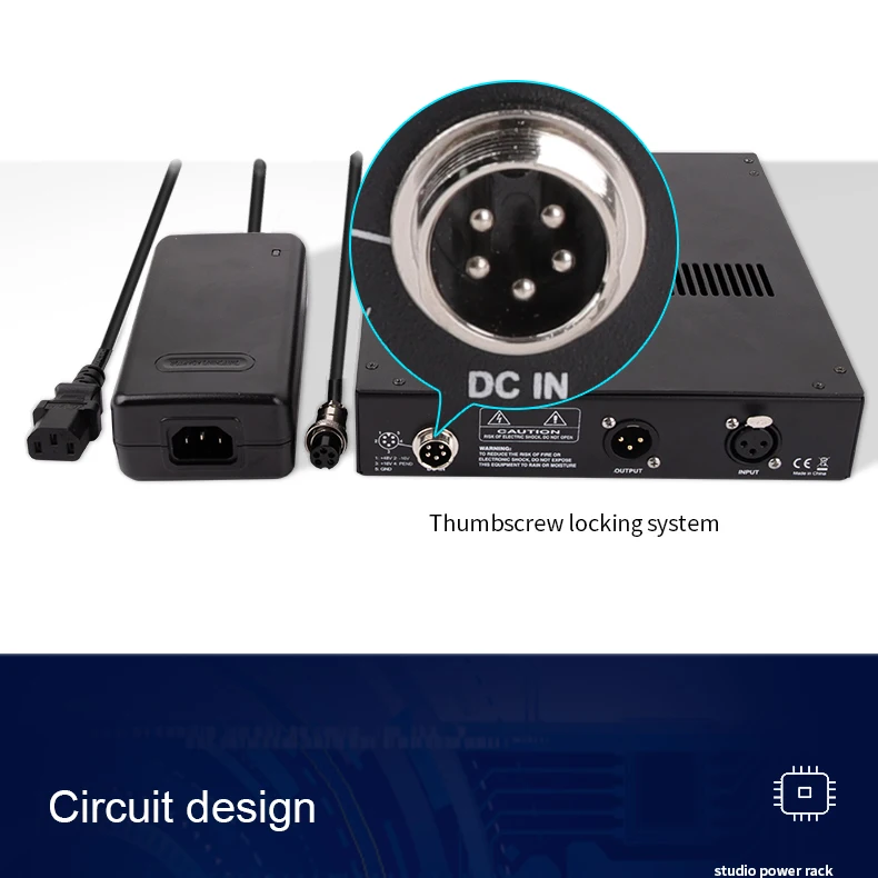 ALCTRON S1 500 серия Одиночная стойка для слотов питания одноканальный блок питания ed для студии звукозаписи сцены