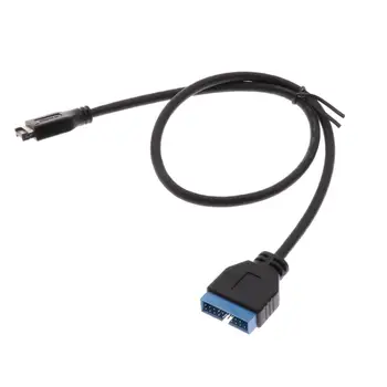 

USB 3.1 Front Panel Header to USB 3.0 20Pin Header Extension Cable Cord 20cm for ASUS Motherboard
