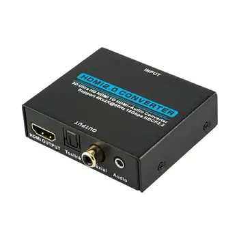 

T-621E HDMI 2.0 Audio Separation HDMI Converter 3D Ultra HD HDMI to Hdmi+audio Converter Support 4kx2k 60hz 18gbps HDCP2.2 AC