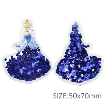 

Approx 5cm Animal Shakers Transparent Acrylic with Sequins DIY Make Hair Clip Phone Decoration,5Yc8236