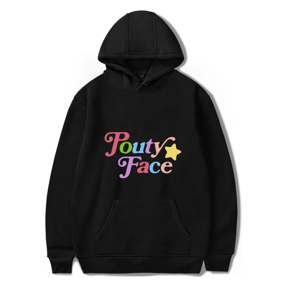 2021 New The Hype House Addison Rae Merch Hoodies Sweatshirts Men/Women Print Pouty Face Hoodie Fashion Unisex Tracksuit Clothes | Женская