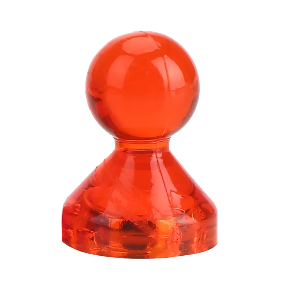 Канцелярские принадлежности канцелярские кнопки 5 цветов практичный магнитное кольцо 5 шт./пакет для дома и улицы сильный неодимовый магнит Pin 11*17 мм для белой доски - Цвет: Orange