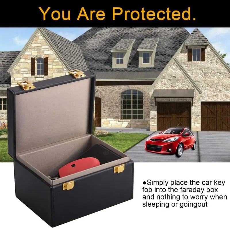 Клетка ключ чехол для ключа Футляр для ключей сигнал блокатор радиационно-стойкий мобильный телефон коробка банк карта спрятать ключ