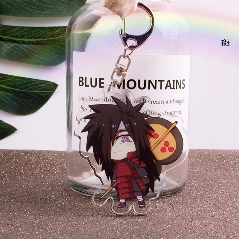 Аниме Наруто акриловый брелок Uchiha Obito Deidara Sasori Uchiha Itachi мультфильм двухсторонний кулон брелок ювелирные аксессуары - Цвет: 13