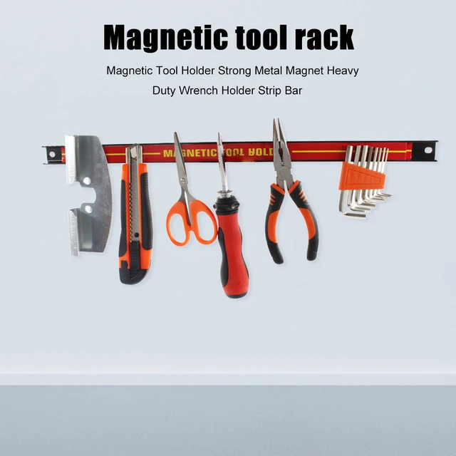 Barre magnétique porte outils pour rangement marteaux pinces
