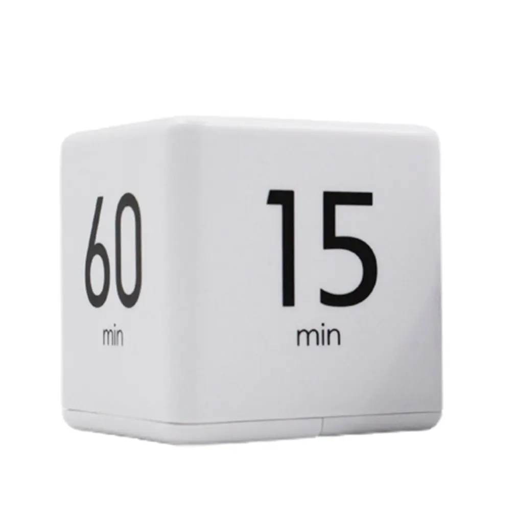 1pcs Electronic Cubic Timer Countdown Kitchen Cube Stylish Mini Time Management Stopwatch Kitchen Tools Cooking Accessories