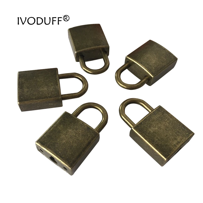 Small Bag Padlock Rectangle Shape, Purse Lock With Key, Lock For Suitcase Bag Accessories