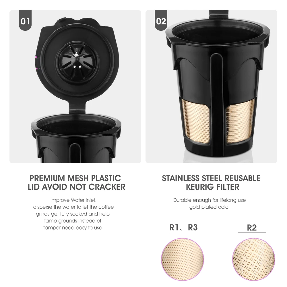 Jual Reusable Coffee Filter Pod Filters 