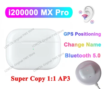 

i200000 TWS MX PRO TWS Smart Sensor+Change Name+ GPS bluetooth wireless earphone PK i100000 i500 i9000 i90000 pro tws earbuds