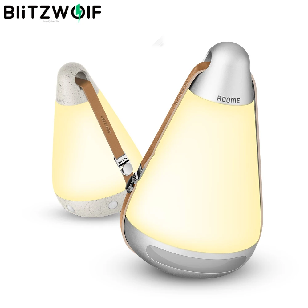 BlitzWolf BW LT12 портативный bluetooth 4 1 умный ночник 3500K Цветовая температура 140Lm с