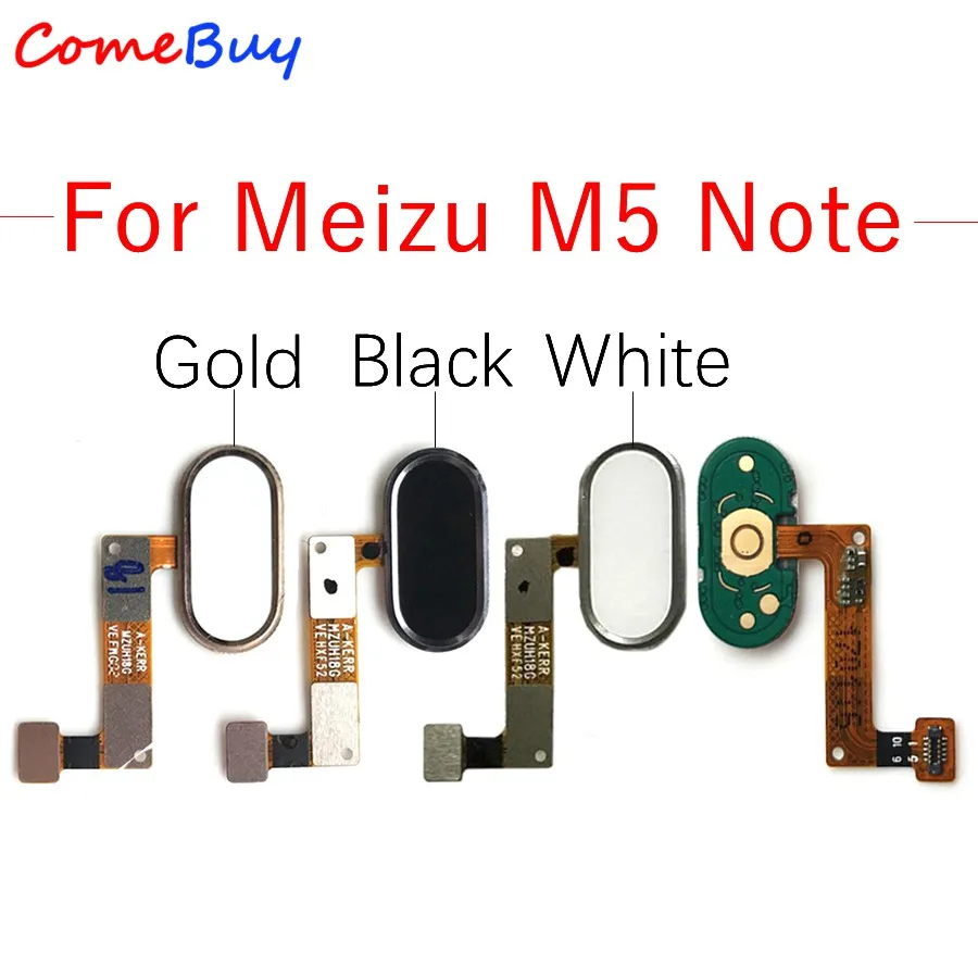 Для Meizu M5 Note кнопка Home сканер отпечатков пальцев Сенсорный ID датчик ключ возврата гибкий кабель для MEIZU M5 Note Кнопка отпечатков пальцев