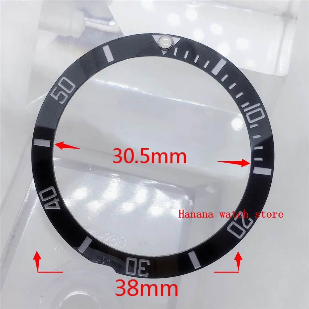 

BLIGER 38mm High quality bezel insert fit 40mm SUB/GMT Automatic Movement Watch