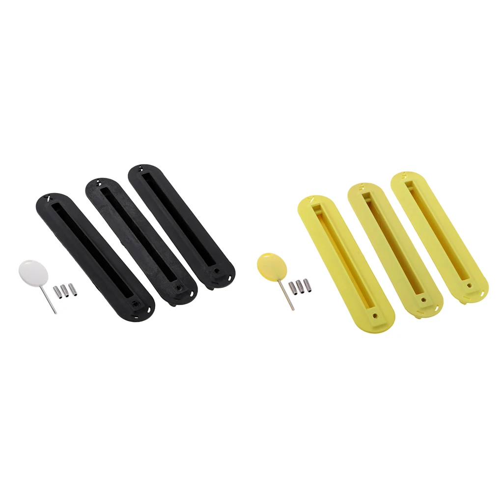 6-Pack Future Tri Fin Box Surfing SUP Surfboard Surf Thruster Fins with Screws and Fin Keys 01