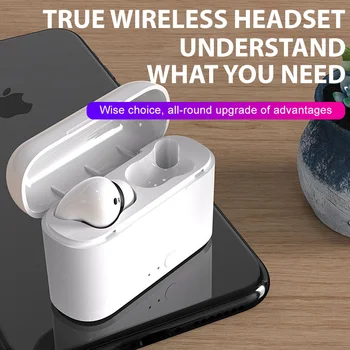 

Wireless Earphones Bluetooth Headphones Touch Key Earbuds With Mic Charging Box Sports Headset for iphone Xiaomi Samsung huawei