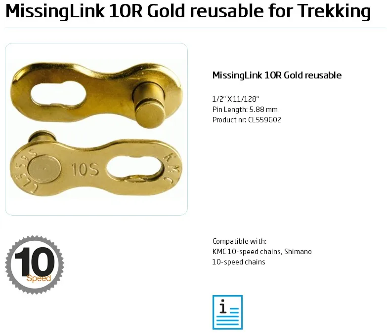 KMC Оригинальное звено велосипедной цепи недостающее звено 6/7/8/9/10 ...