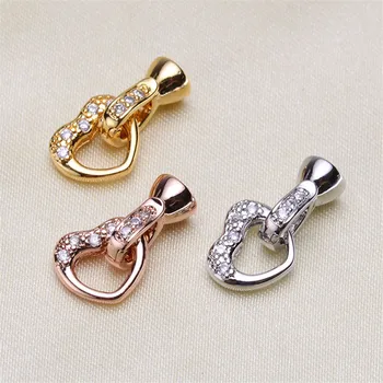 

Jewelry Making DIY Golden/Silvery Connector Clasps Findings Women Fashion Beads Pearls Bracelets Metal Clasps Accessories