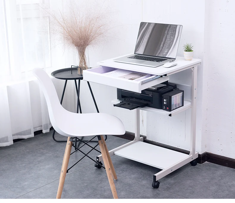 

Small Size Mobile Computer Desktop Table Simple Home Bedroom Bedside Table Single Mini Writing Desk