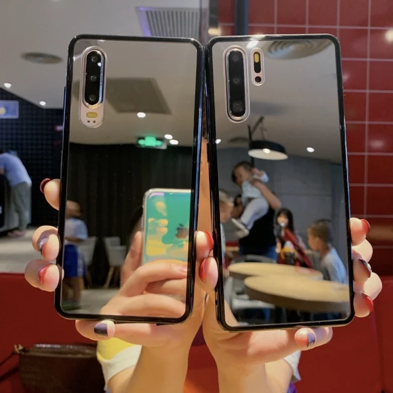 Чехол для телефона Huawei P20 P30 Mate 30 Nova 3 3i Honor 10 10i 20i 20 Lite Pro 8A 8X черный зеркальный Мягкий