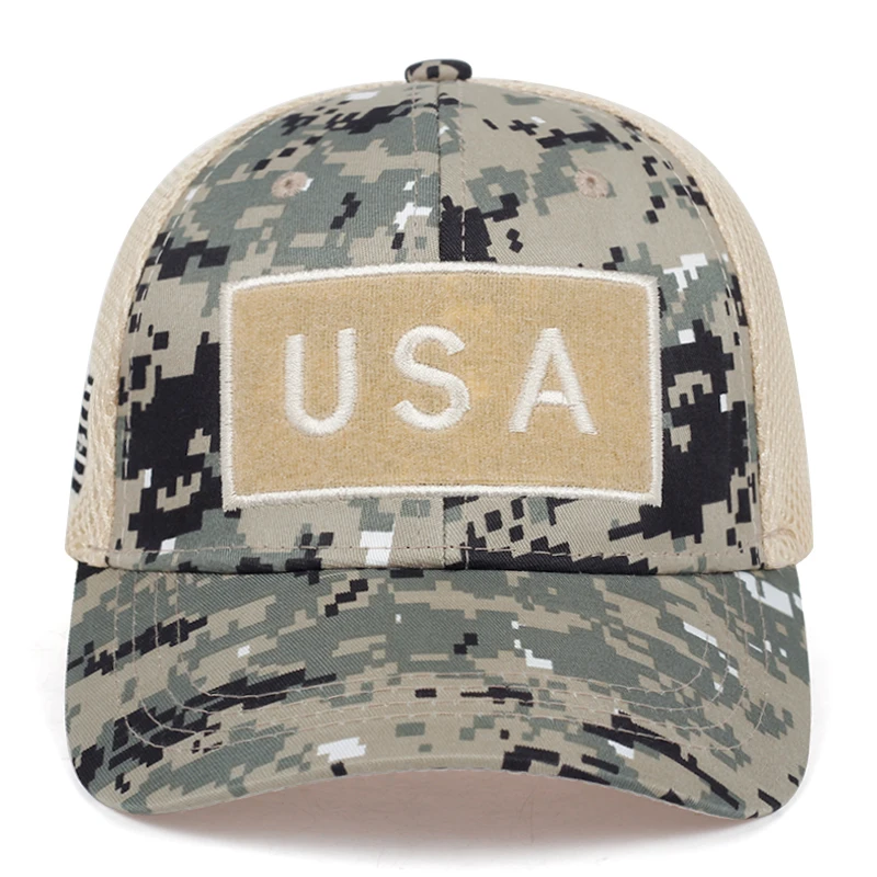 Высокое качество флаг США камуфляжная бейсболка для мужчин Snapback шляпа армейский американский флаг бейсбольная кепка Bone Trucker Gorras