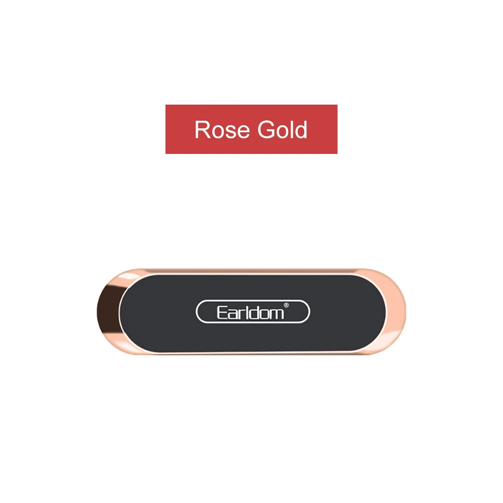 Rose gold AOSHIKE Магнитный кронштейн для телефона универсальный автомобильный Стайлинг держатель телефона на вентиляции поддержка для домашнего автомобиля настенный мобильный телефон gps навигация - Цвет: Rose gold