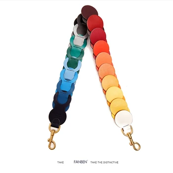 

New 2020 19SS circle link shoulder strap RAINBOW circular chain ring shoulder strap cloud strap Free Mailing