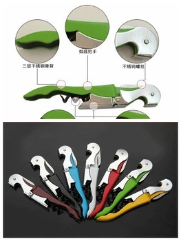 

Waiter's Wine Tool Bottle Opener Sea Horse Corkscrew Knife Pulltap Double Hinged Corkscrew ,2000pcs/lot Free DHL/Fedex