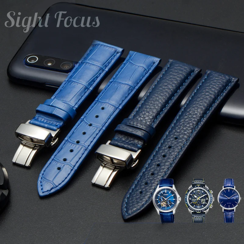 Cinturino In Pelle Per Omega Seamaster Iwc Longines Hamilton Rossini Citizen Blue Sky Angel Fiyta Cinturino Per Cinturino Accessori Donna