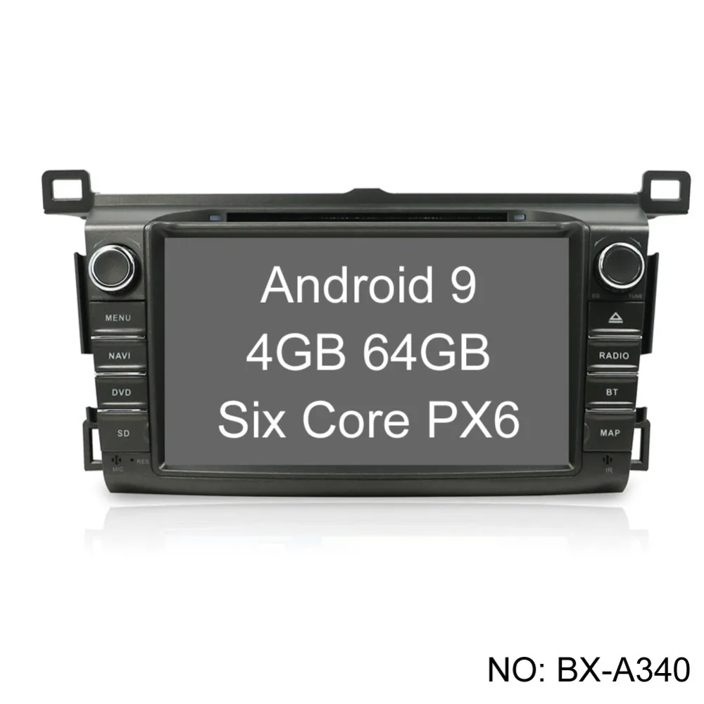 Bosion 2 Din Android 9 Автомобильный мультимедийный dvd-плеер gps для Toyota RAV4 Rav 4 2013- автомобильный Радио Восьмиядерный gps навигация Wifi OBD