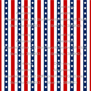 

4th of july stars stripe Independence Day Polyester Cotton Fabric For Sewing Cloth Patchwork Needlework DIY Handmade Material
