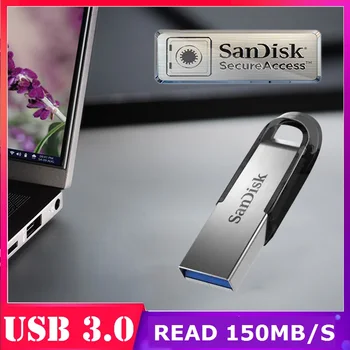 Sandisk 정품 USB 플래시 드라이브, 펜 드라이브 메모리 스틱, USB 3.0, 3.1 실제 용량, 듀얼 펜 드라이브, 미니 OTG, 16 GB, 32 GB, 64 GB, 128 GB, 256 GB, 512GB