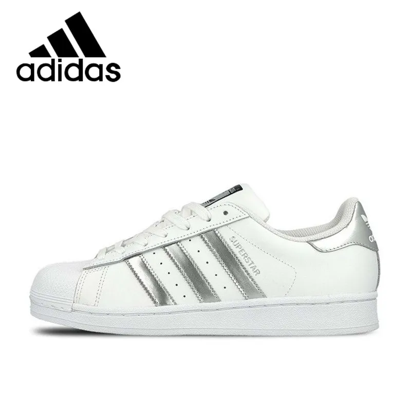 

Original Adidas New Arrival SUPERSTAR Clover Women's and Men's Skateboarding Shoes Sport Outdoor Sneakers Good Quality AQ3091
