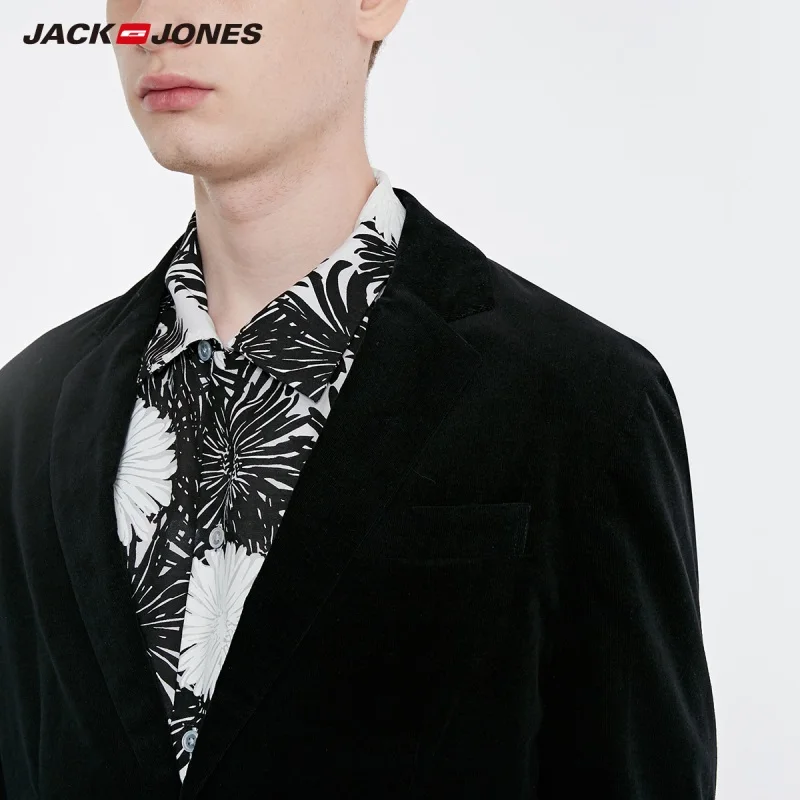 JackJones мужской вельветовый хлопковый пиджак Тонкий Блейзер Мужская одежда 219108501