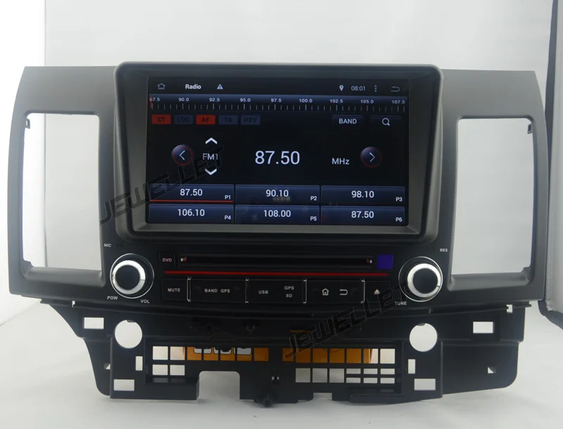 Восьмиядерный ips экран Android 9,0 автомобильный DVD gps Радио Навигация для Mitsubishi Lancer Fortis 2008-2013