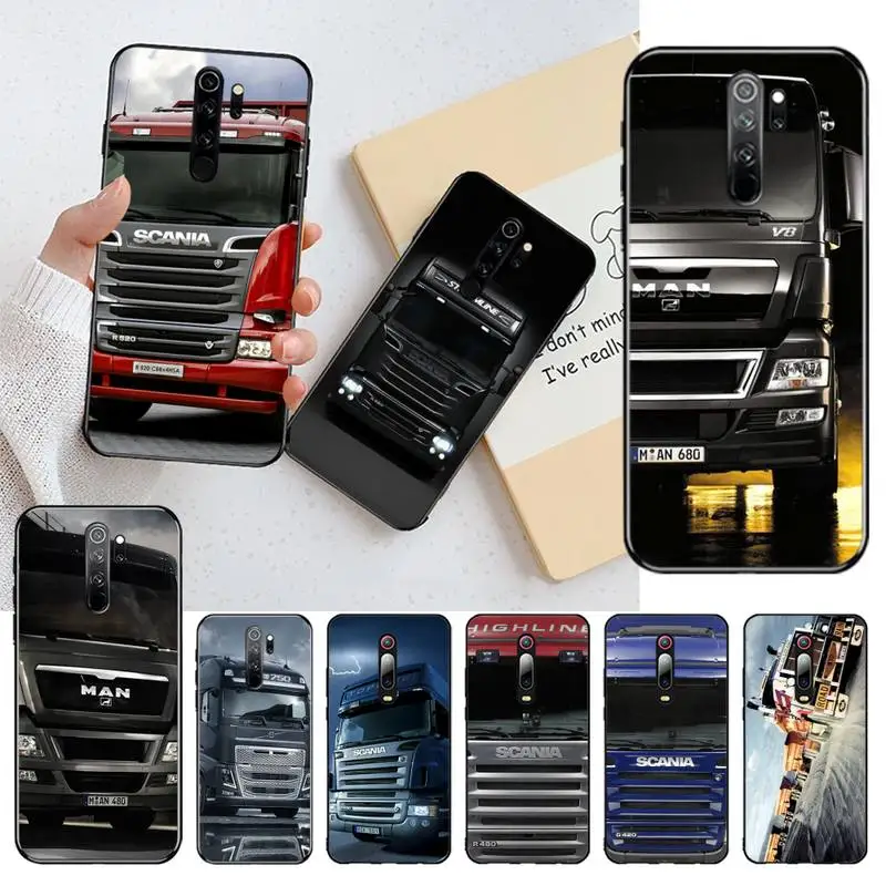 Супер крутой чехол для тяжелого грузовика автомобиля Scania DIY задняя крышка Redmi Note 8