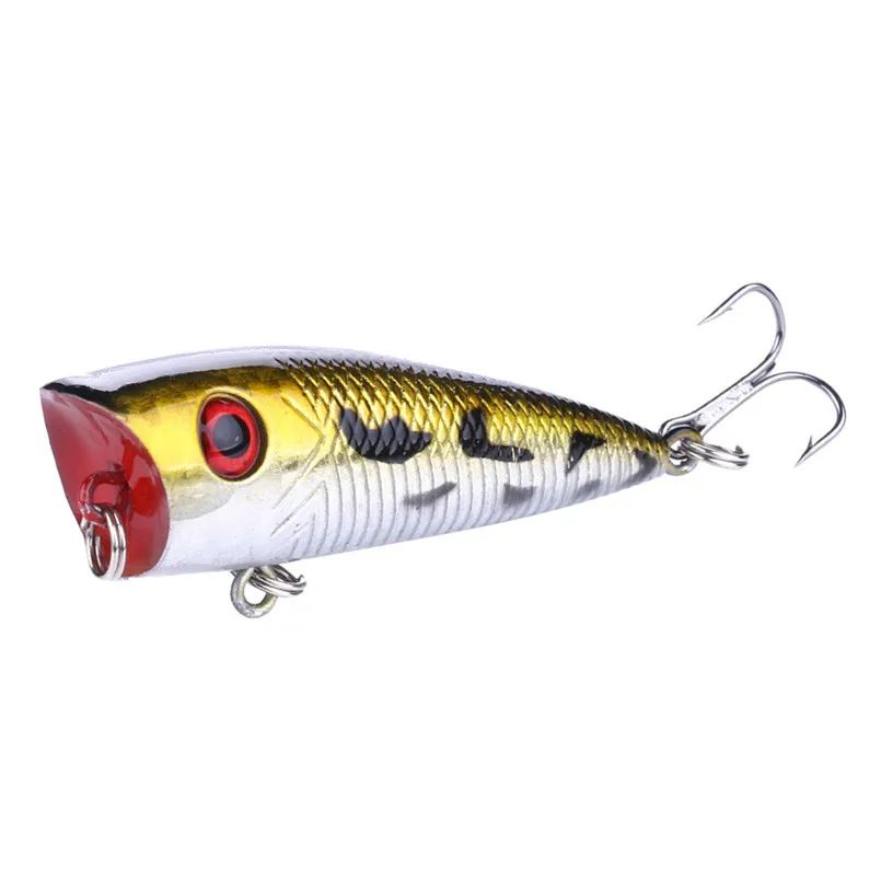 60mm fishing lure jig easy shiner floating popper lifelike bait hook 3D eyes fishing accessories fishing accessories 30S20 (1)