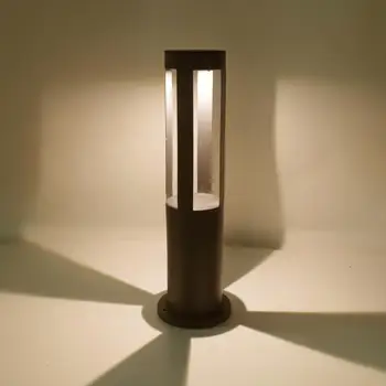 

2pcs Solar Waterproof IP44 Garden Lawn LED Light Courtyard Cylinder Lawn Lamps Low Power Consumption High Brightness