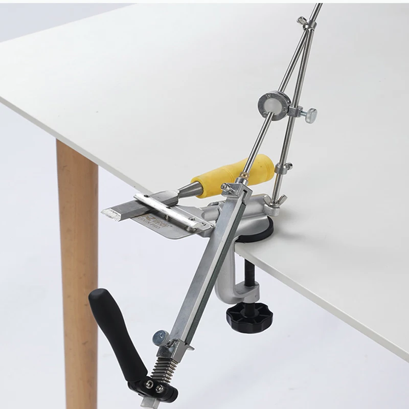 Baratos Ruixin pro Tercera versión Mini máquina de molienda de trabajo de cuchillo afilado ener afilado Sistema de Angulo fijo